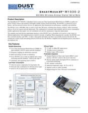 Dust Networks SmartMesh-XT M1030-2 Datasheet