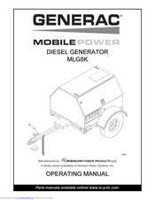 Generac Power Systems MLG8K Operating Manual