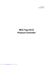 MKS 651D Series User Manual
