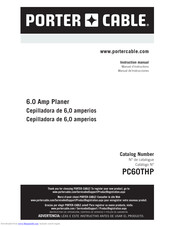Porter-Cable PC60THP Instruction Manual