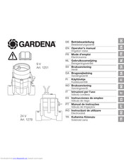 Gardena 1251 Operator's Manual