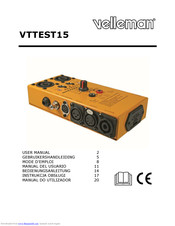 Velleman VTTEST15 User Manual