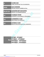 TECNOINOX PFP70GG7 Instruction Manual