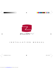 ZillionTV ZA-100 Installation Manual