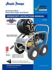 Aussie Pumps Eco-Clean Direct Drive Super Scud Series Operator's Instruction Manual