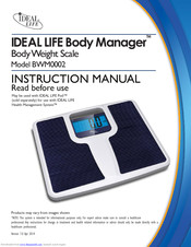 Ideal Life Body Manager BWM0002 Instruction Manual