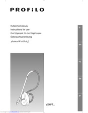 PROFiLo VS4PT Series Instructions For Use Manual