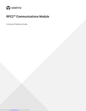 Vertiv LIEBERT RPC2 Command Reference Manual