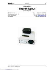 SARAD Thoron-Scout User Manual