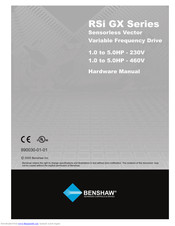 BENSHAW RSi GX Series Hardware Manual