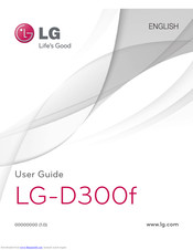 LG LG-D300f User Manual