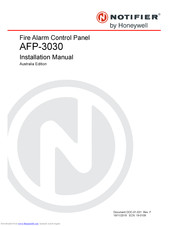 Notifier AFP-3030 Installation Manual