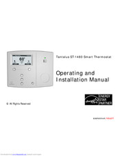 Tantalus ST-1480 Operating And Installation Manual