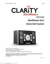 Clarity AlertMaster AL11 User Manual