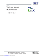 MDT Technologies SCN-IP100.01 Technical Manual