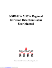 nanoradar NSR100W User Manual