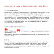Huawei M3710 Manual