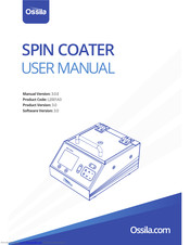 Ossila Spin Coater User Manual