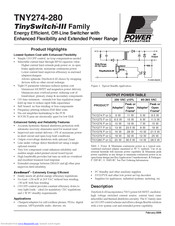 Power Integrations TNY279P Manual