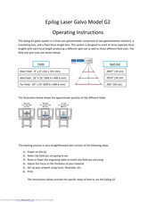 Epilog G2 Operating Instructions Manual