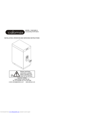 Calomax CASCADE-4 Installation, Operation And Servicing Instructions