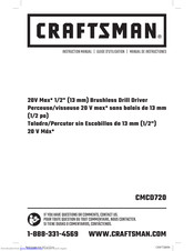 Craftsman CMCD720 Instruction Manual