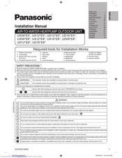 Panasonic UX09*E5 Series Installation Manual