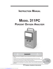 Teledyne Analytical Instruments 311PC Instruction Manual