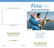 Auditiva FINO RIC 4 Instruction Manual