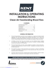 KENT Forbes Installation & Operating Instructions Manual