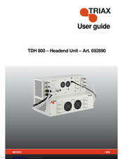 Triax TDH 800 User Manual