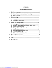 K-Mate BTC005B User Manual