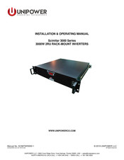 Unipower Scimitar INV2430R-B Installation & Operating Manual