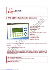 TINY TNC-G10 Operation Manual