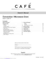 Cafe CVM517P Owner's Manual
