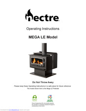 Nectre Fireplaces MEGA LE Operating Instructions Manual