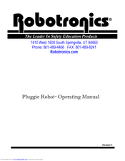 Robotronics Pluggie Robot Operating Manual