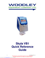 Woodley Skyla VB1 Quick Reference Manual