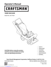 Craftsman 247.77003 Operator's Manual