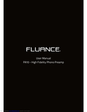 Fluance PA10 User Manual