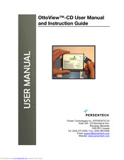 PERSENTECH OttoView-CD User Manual And Instruction Manual