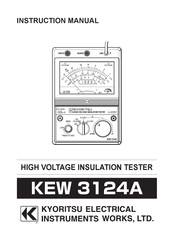 Kyoritsu Electrical Instruments Works, Ltd. KEW 3124A Instruction Manual
