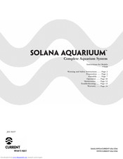 Current Solana Aquariuum 7048 Instructions Manual