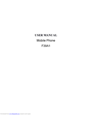 Sungworld F39A1 User Manual