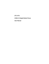 ZTE X176 User Manual