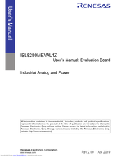 Renesas ISL8280MEVAL1Z User Manual