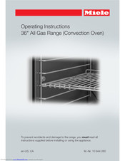 Miele HR 1135-1 Operating Instructions Manual