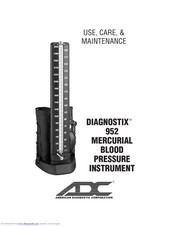 ADC DIAGNOSTIX 952 Use, Care & Maintenance
