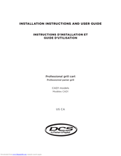 DCS CAD1-30 Installation Instructions And User Manual