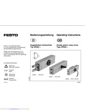 Festo DRQD Series Operating Instructions Manual